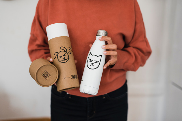 pojemniki kuchenne Piękna Butelka Termiczna Pieskot