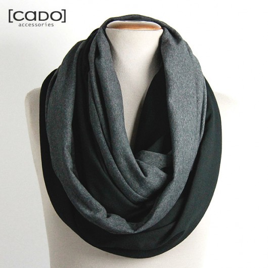 Tuba Szal Komin dwa w jednym ANTRA BLACK CADOaccessories