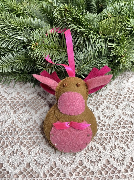 ozdoby choinkowe Świąteczne renifery na choinkę