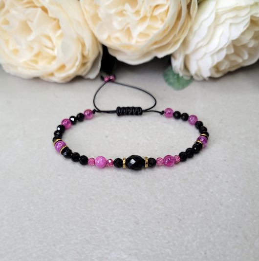 bransoletki z kamieni naturalnych OCHRONA i SUKCEs z Turmalinem