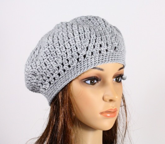 beret jasnoszary RękaProduction