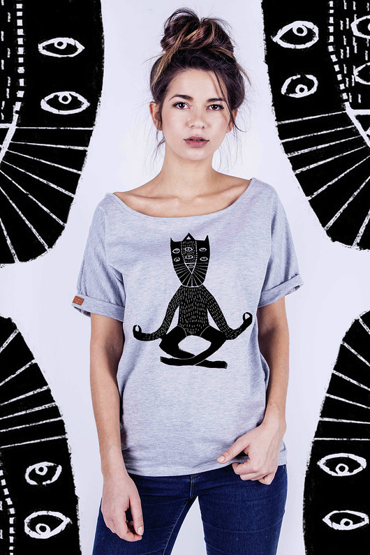 T-shirt damski 'medytka' dziendobry