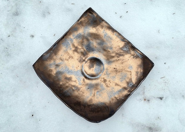 dodatki - różne Patera ceramiczna - Złoty Krater