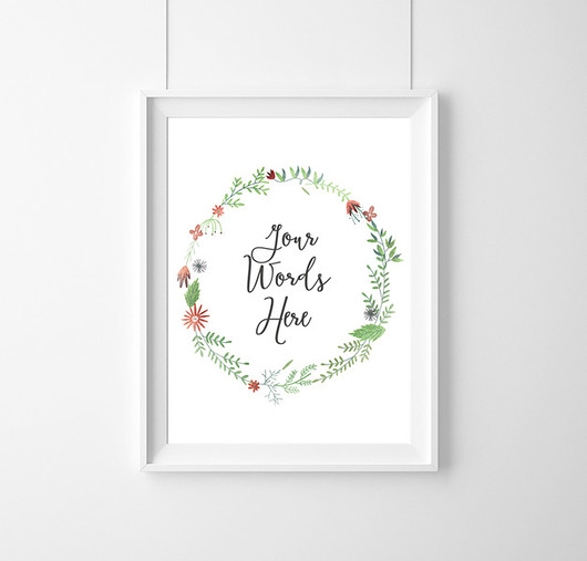 Plakat z Twoim napisem | prezent A3 wejustlikeprints