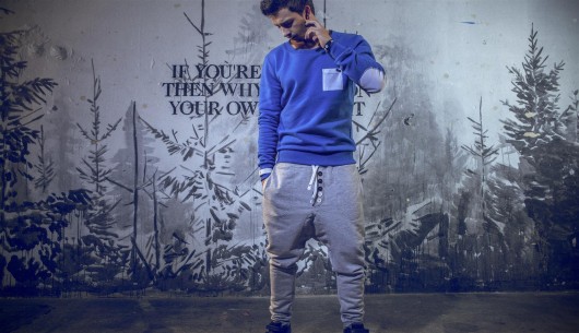 LONG PANTS 5 BUTTONS UNISEX dresowe - j. szare Button