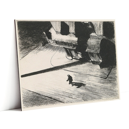 magnesy Nocne Cienie -  E. Hopper - magnes