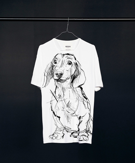 Dachshund Dog T-shirt Man SELVA