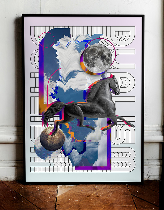 plakaty Plakat Kosmiczny Galop