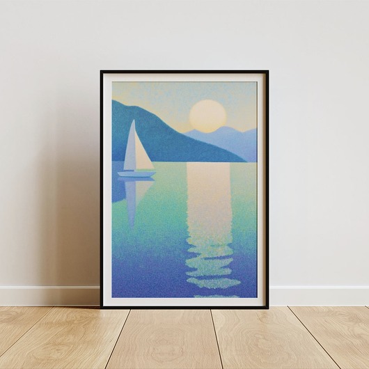 plakaty Plakat - Zachód w Mrągowie