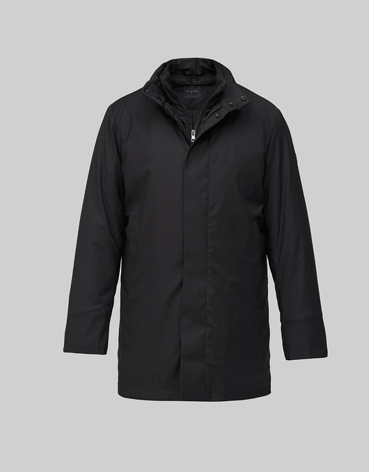 płaszcze i kurtki męskie Płaszcz męski nissoria czarny