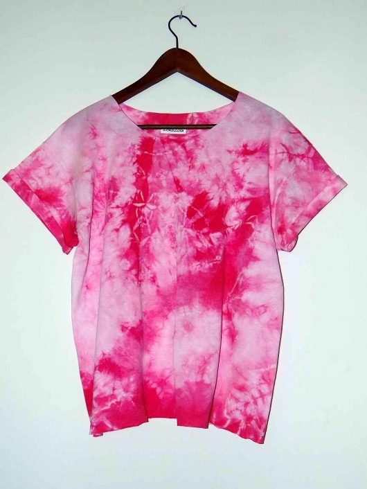 Tunika w stylu vintage - ROSE PINK3 ZokoZola Butik