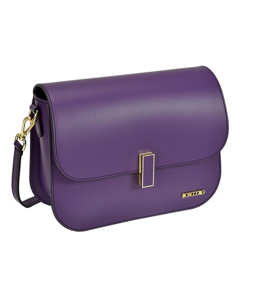 torby na ramię Torebka Skórzana z ozdobnym zapięciem (6188)