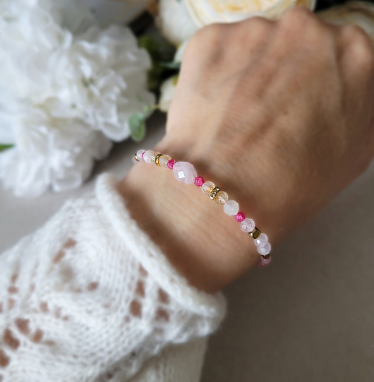 bransoletki z kamieni naturalnych MIŁOŚĆ- Bransoletka na miłość i obfitość