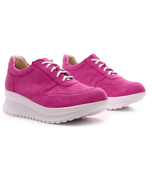 sneakersy damskie Sneakersy skórzane    (6753)