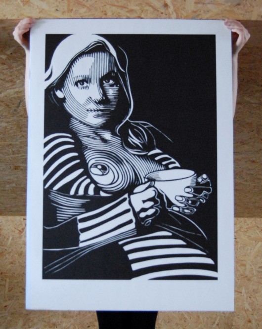 GRAFIKA "Cup of cafe 1" 100x70cm. Newsoul