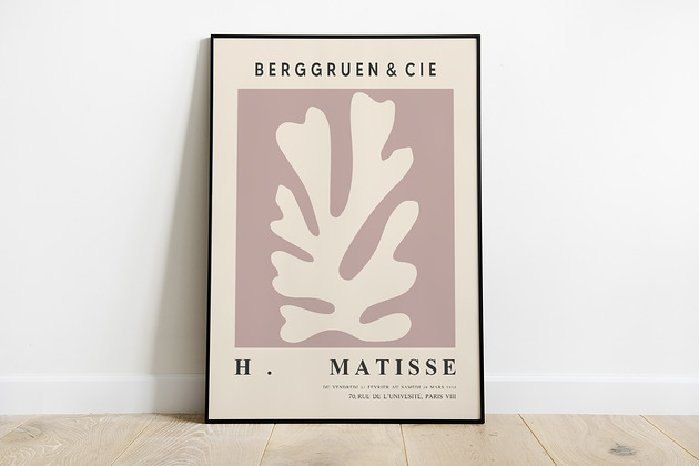 Henri Matisse  inspiracja, plakat wystawowy Pas De LArt