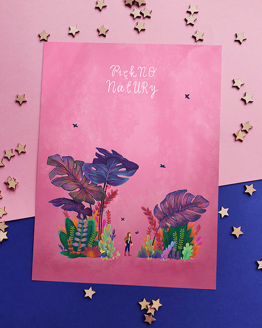 grafiki i ilustracje Plakat Piękno natury