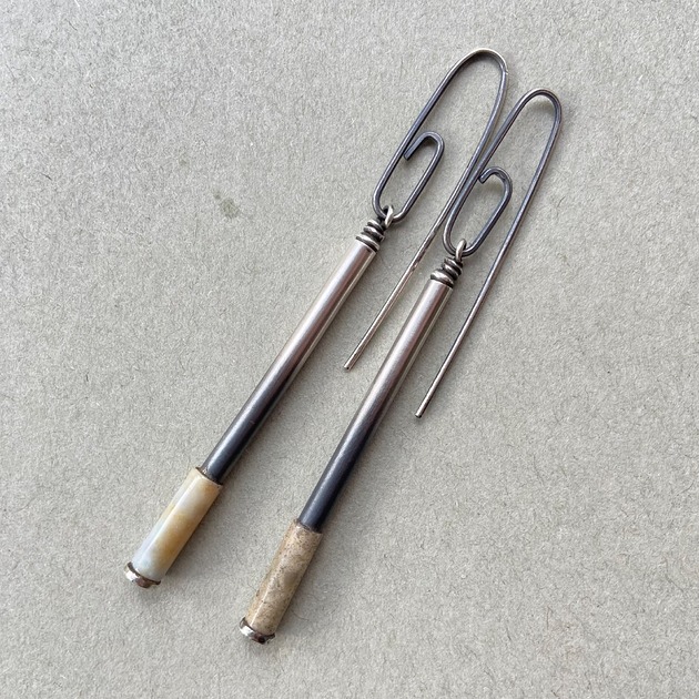 kolczyki srebrne Kolczyki srebrne kolce nukki