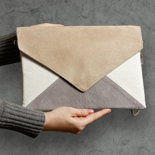 Kopertówka Letter Medium Tricolor   	 hairoo