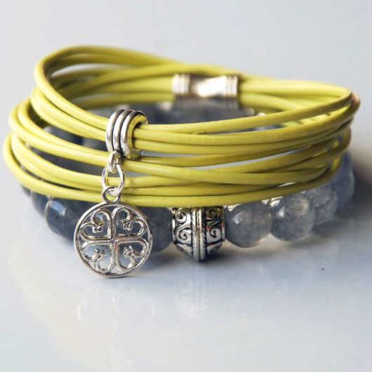 KOMPLET :: lime & grey :: set I kaktusia