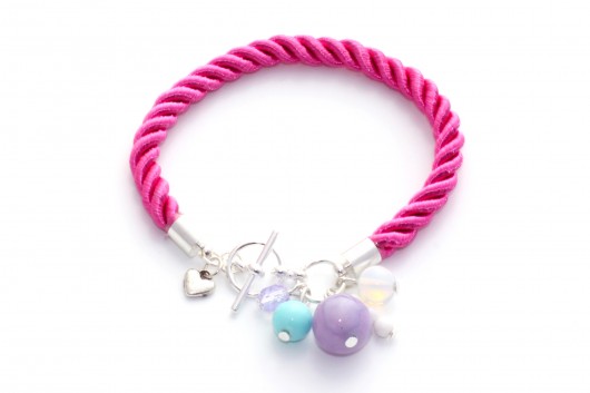 różowy: marmur, opal DOTS handmade