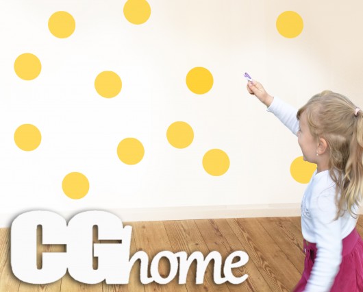 20 CONFETTI rainbow dots CGHOME Cghome