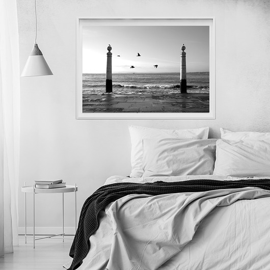 Plakat Stary port w Lizbonie w ramie Poster Gallery Wall