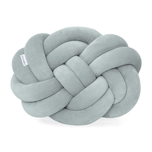 poduszki supły Poduszka supeł PRECEL knot pillow klasyczny szary