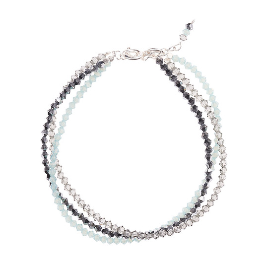 Srebrna bransoleta z kryształów marki Swarovski Alessandra unique