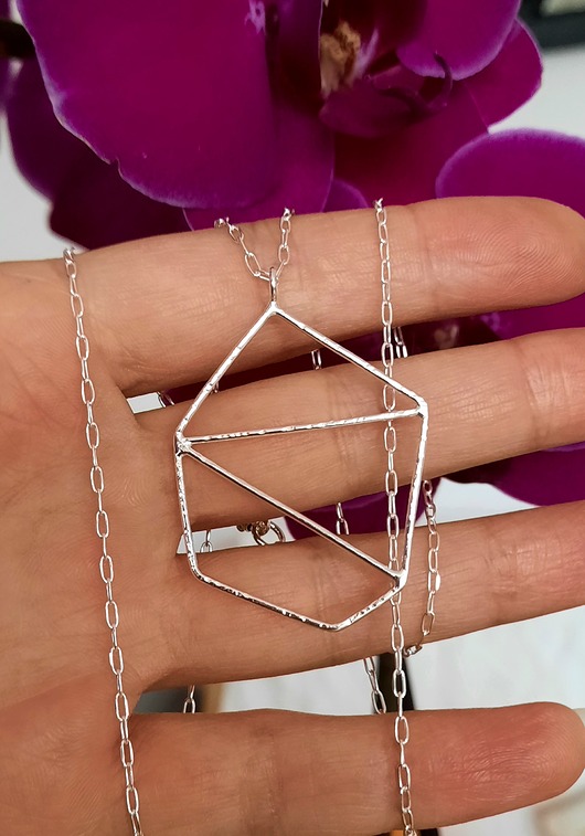 srebrne naszyjniki Naszyjnik Ruchomy Arc z łańcuszkiem