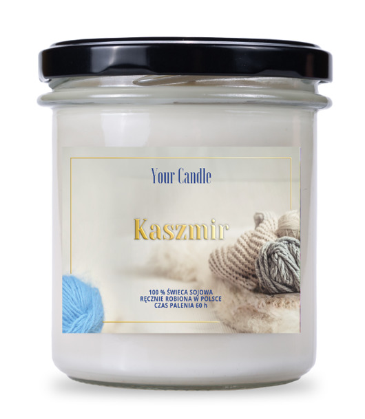 świece zapachowe Świeca zapachowa sojowa Kaszmir 300 ml- Your Candle