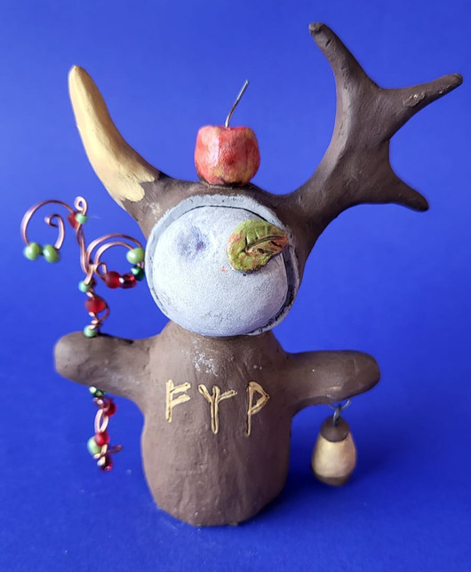 figurki i rzeźby Strażnik runiczny figurka ceramiczna