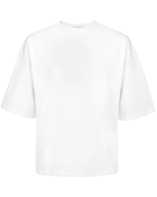 t-shirt damskie T-shirt relaxed white