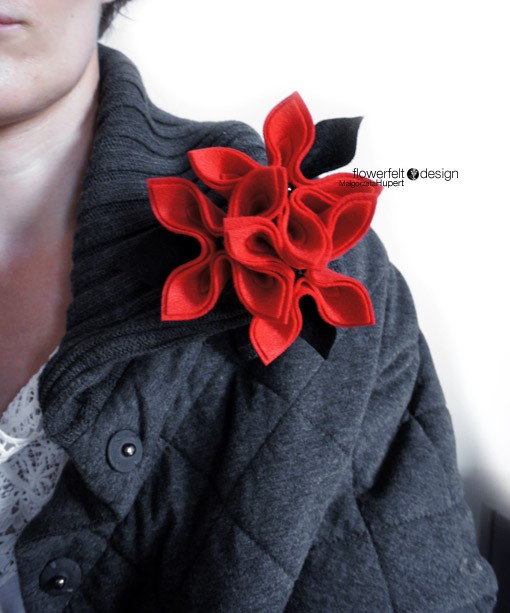 czerwonoczarna FlowerFelt Design
