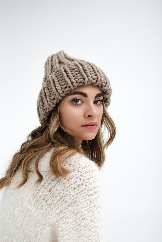 czapki damskie Peruvian wool beanie