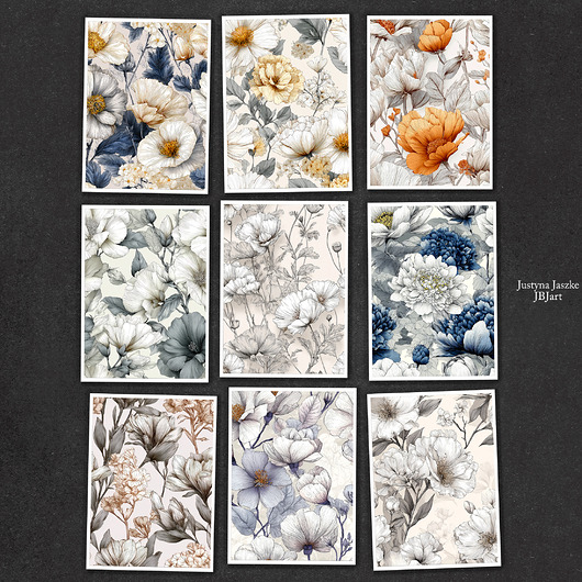 grafiki i ilustracje W Twoim Ogrodzie - zestaw 9 grafik