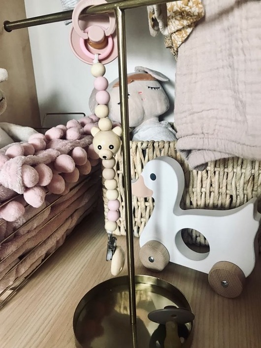 zawieszka do smoczka Little Bear Baby Girl Mymami