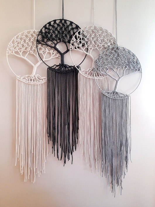 Drzewo życia średnica 40 cm dostępne od ręki Makrama Decor