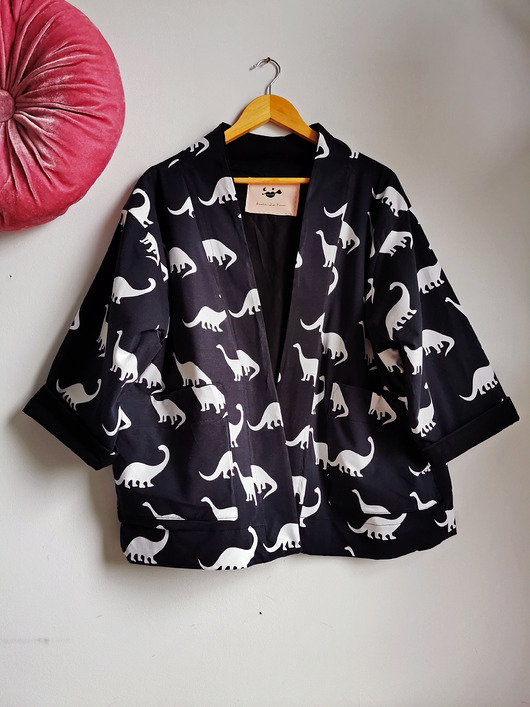 Kimono Back to black Zwei frauen