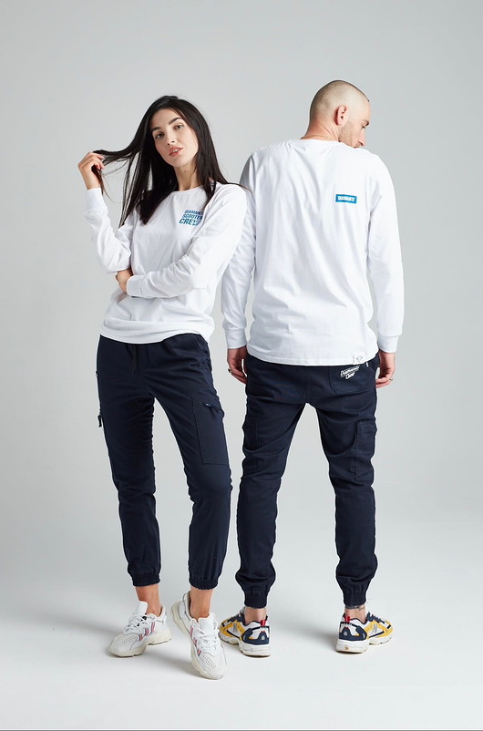 CREW - Jogger Cargo - Unisex - Granatowe Diamante