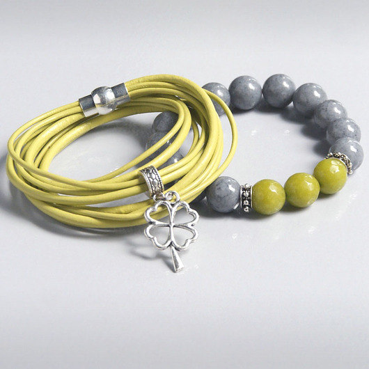 KOMPLET :: lime & grey :: set II kaktusia