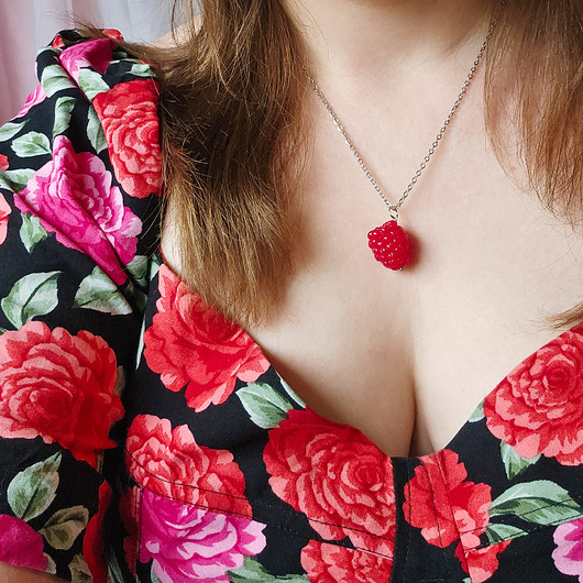 wisiory Malina naszyjnik