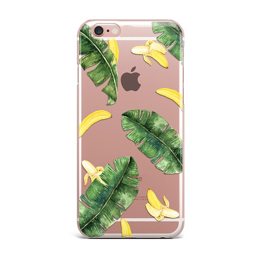 etui na telefon BANANY I LIŚCIE iPhone ETUI SILIKONOWE obudowa