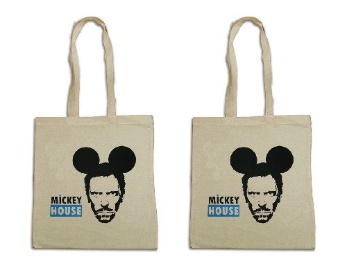 Mickey House x 2 torby ekologiczny milimetr