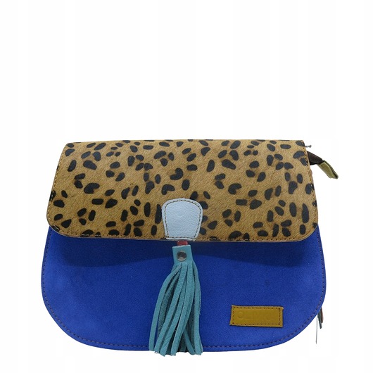 torby na ramię Torebka damska klasyczna na ramię skórzana zamszowa klapka wzór eko OLIVKA