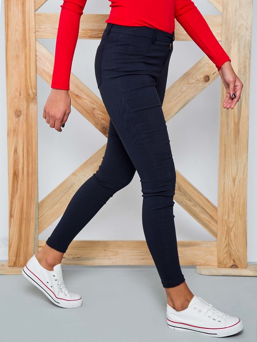 SPODNIE w STYLU DENIM NIEBIESKI TheCover