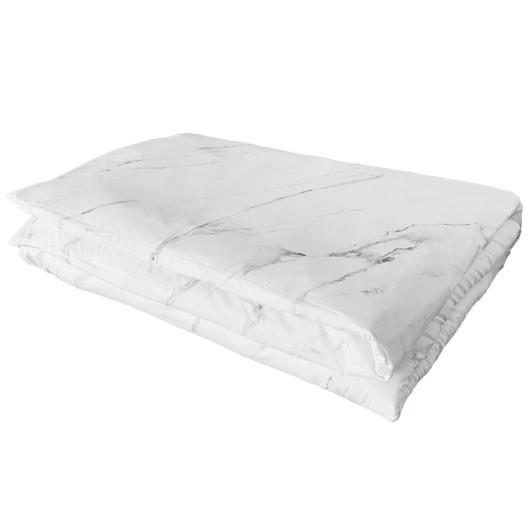 poduszki z grafiką Poszwa na kołdrę WHITE MARBLE