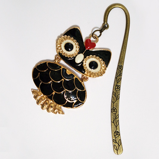 zakładki do książek Zakładka do książki - Sowa czarna - duża