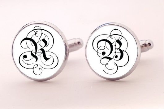 Spinki do mankietów Monogram (personalizowane) EGGinEGG