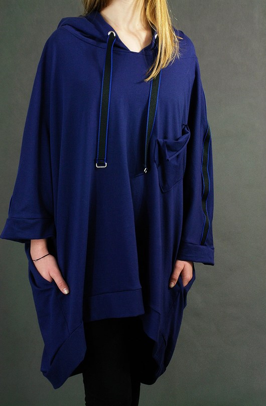 Weekendowa bluza Navy ART INDYWIDUALITY